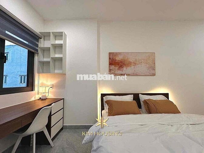 Cho thuê căn hộ 1pn ban công full nội thất gần vòng xoay Lý Thái Tổ