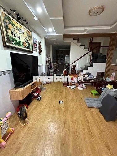 NHÀ HẺM XE HƠI THÔNG TRẦN BÁ GIAO (4x15M) - 2 LẦU 4 PHÒNG NGỦ