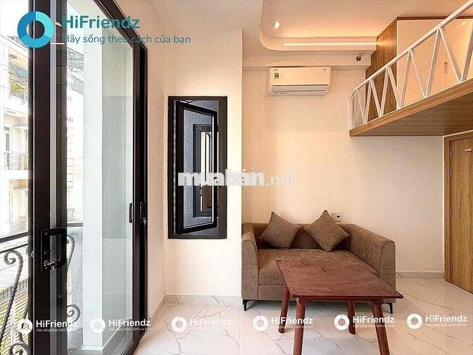 CHO THUÊ PHÒNG DUPLEX BAN CÔNG FULL NỘI THẤT NGAY CHỢ THẠCH ĐÀ