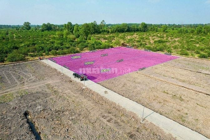 500mv vườn tại đường TL 816, 295 triệu trọn sổ , đường xe 7 chỗ ,