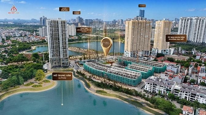 Liền kề Taseco Trung Văn, Vị trí VIP, 5 tầng 1 tum bàn giao ngay 