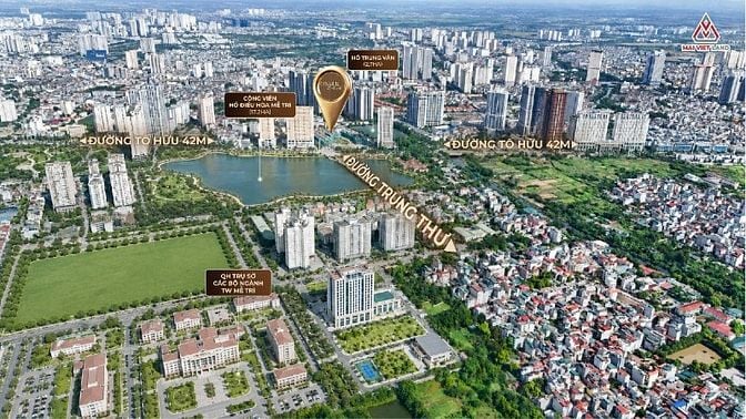 Liền kề Taseco Trung Văn, Vị trí VIP, 5 tầng 1 tum bàn giao ngay 