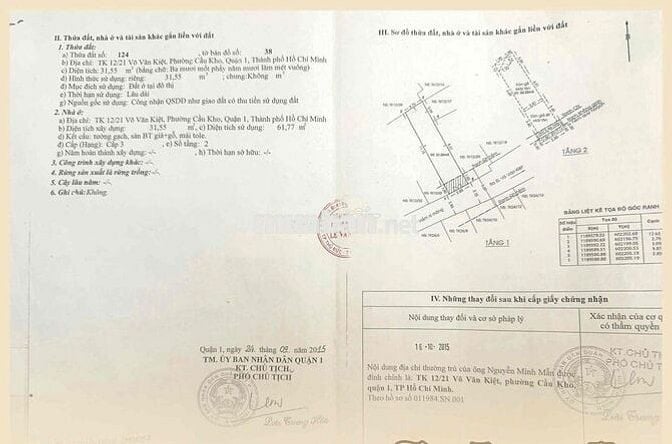 Chính Chủ Bán Nhà Hẻm Thông Võ Văn Kiệt P.Cầu Kho Q.1 3x13,2 Giá 5,9Tỷ