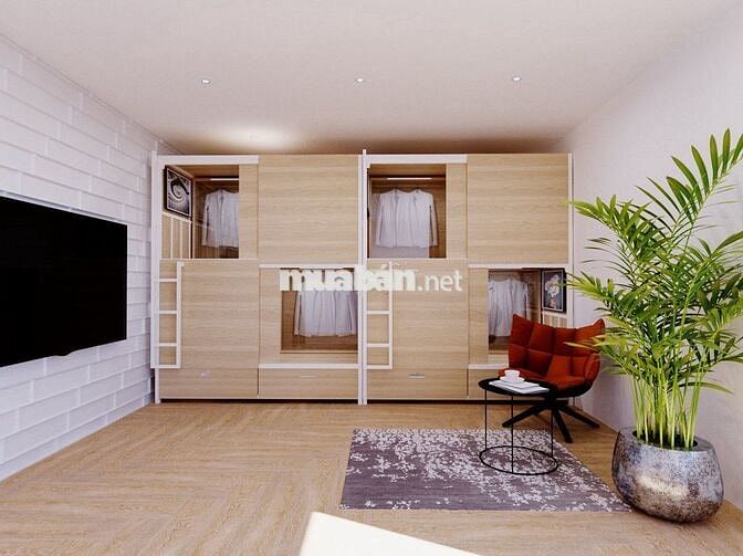 Cho thuê phòng trọ ở ghép dạng sleepbox bình thạnh, tiện nghi cao cấp