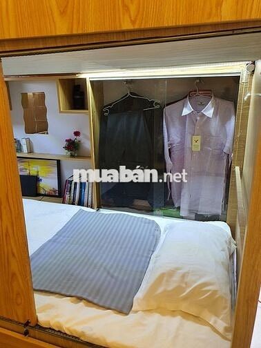 Cho thuê phòng trọ ở ghép dạng sleepbox bình thạnh, tiện nghi cao cấp