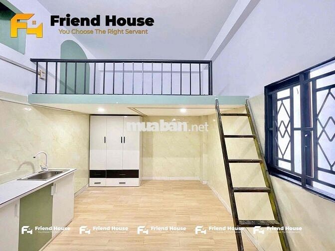 NGAY GIA ĐỊNH RỘNG 30m2 - Máy lạnh tủ quần áo