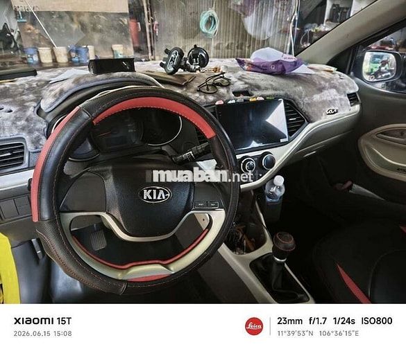 Kia Morning 2015 Vàng 5 chỗ 124453 km