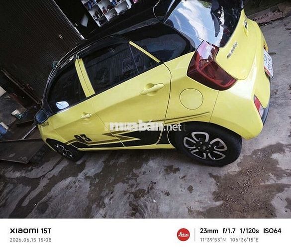 Kia Morning 2015 Vàng 5 chỗ 124453 km