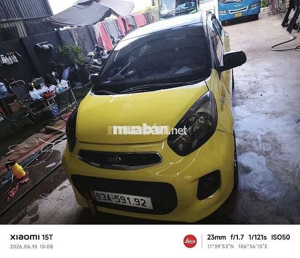 Kia Morning 2015 Vàng 5 chỗ 124453 km