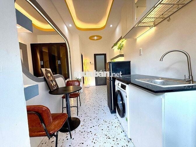 Cho thuê căn 1pn tách bếp balcon máy giặt riêng full nt Hoà Hưng q10