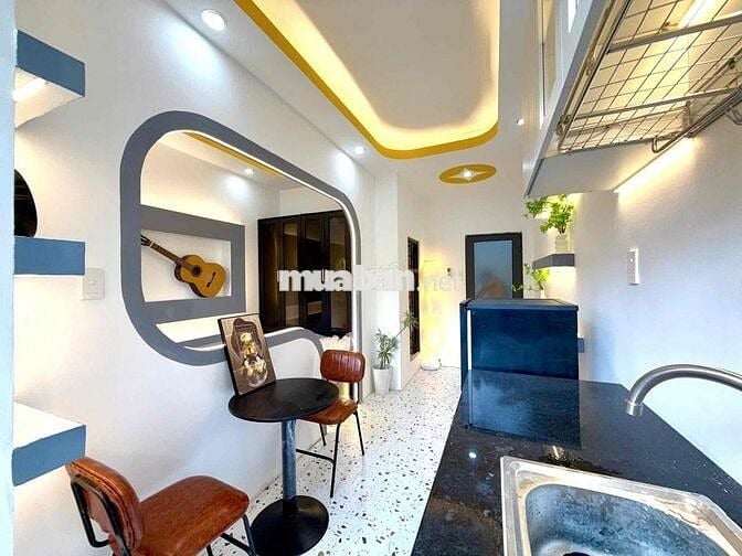 Cho thuê căn 1pn tách bếp balcon máy giặt riêng full nt Hoà Hưng q10