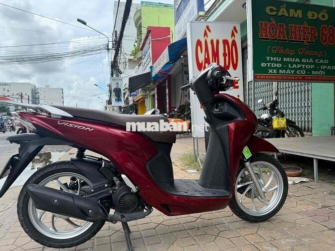 Honda Vision 2024 Cao Cấp màu Đỏ