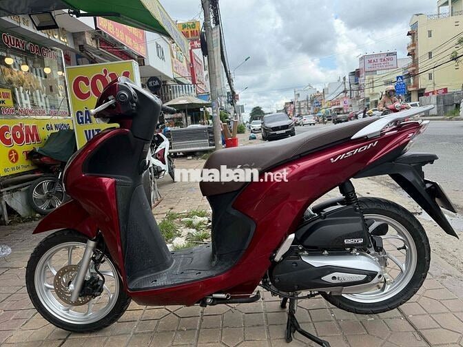 Honda Vision 2024 Cao Cấp màu Đỏ