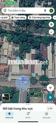 🔥 CHÍNH CHỦ BÁN ĐẤT MẶT TIỀN HÀ HUY GIÁP – FULL THỔ CƯ 100% 🔥