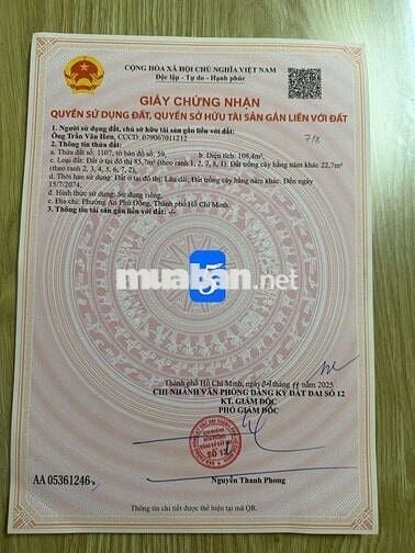 bán đất mặt tiền kênh an phú đông q12 