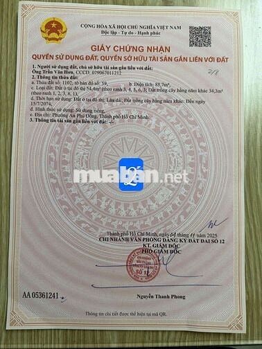 bán đất mặt tiền kênh an phú đông q12 