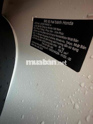 Wave anpha 2024 biển 95 ngây chủ máy zjn odo 12k