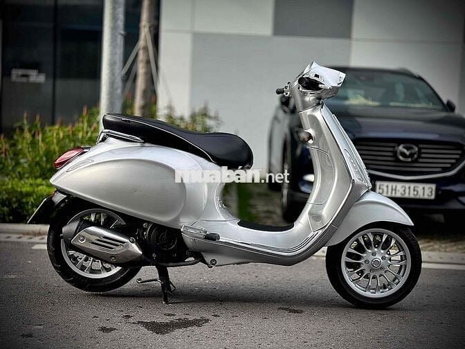 Piaggio Vespa Sprint 125 Iget 2017 Bạc 26000 km