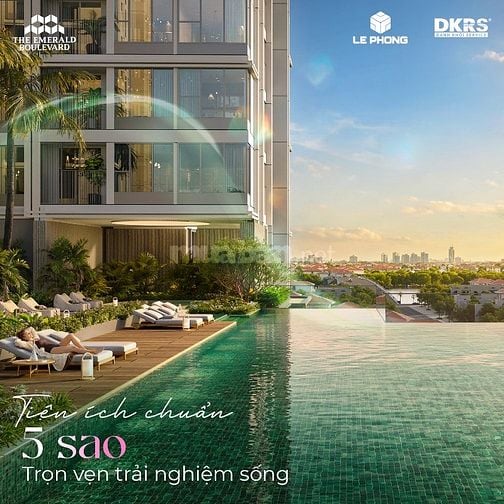 Căn hộ 1PN+ The Emerald Boulevard Đa Năng - Trả chỉ 1 tỷ/gần 1,5 năm