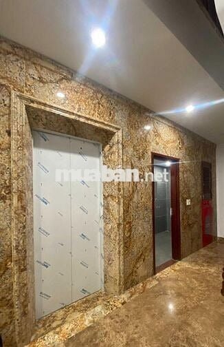 Nhà mặt ngõ 112 Trung Kính - 80m x 6 tầng - thông sàn, Thang Máy