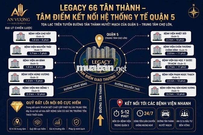 3 Suất ngoại giao Siêu phẩm Chợ Lớn Legacy 66