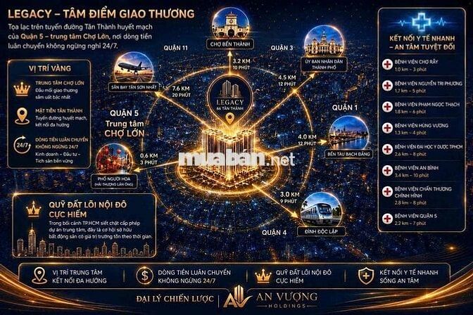 3 Suất ngoại giao Siêu phẩm Chợ Lớn Legacy 66