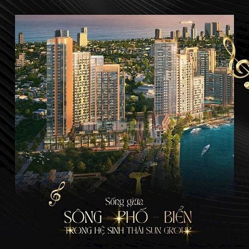 Chỉ 1,9 tỷ Sở Hữu Ngay Căn Hộ Trung Tâm Sông Hàn - Sun Symphony 5