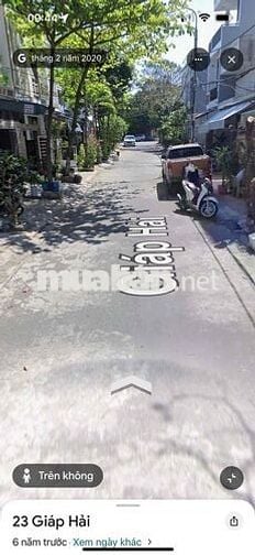 CHÀO BÁN LÔ ĐẤT MẶT TIỀN GIÁP HẢI 5,5M DT 70M NGANG 5M SƠN TRÀ