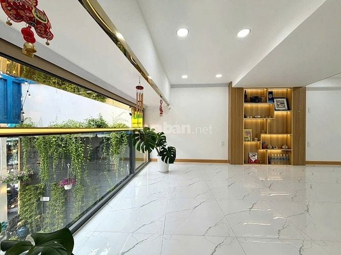 Nhà Mới Mặt tiền Phan Văn Trị, Bình Thạnh, 5.3x18m, 3 lầu, Mới, 10 tỷ 