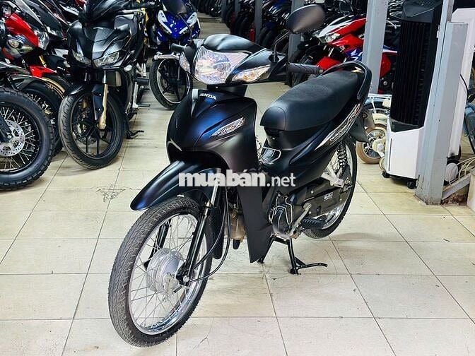 XE MÁY THỊNH PHÁT- WAVE A 110 ĐEN NHÁM LƯỚT 2024