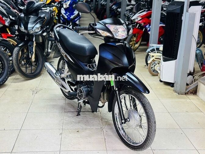 XE MÁY THỊNH PHÁT- WAVE A 110 ĐEN NHÁM LƯỚT 2024