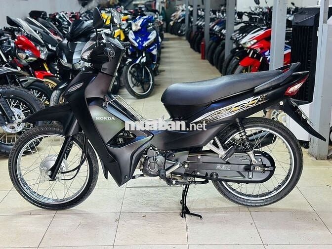 XE MÁY THỊNH PHÁT- WAVE A 110 ĐEN NHÁM LƯỚT 2024