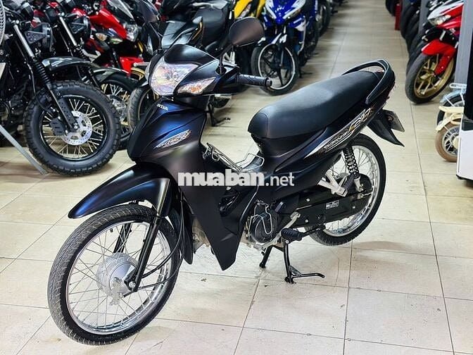 XE MÁY THỊNH PHÁT- WAVE A 110 ĐEN NHÁM LƯỚT 2024