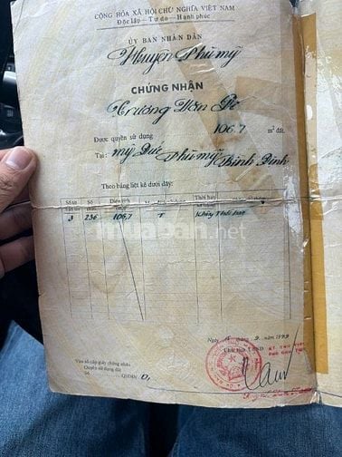 Chính chủ bán đất trực diện biển Phú Hòa, xã Mỹ Đức, Bình Định