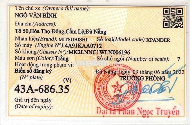 Gia đình cần bán Xpander 2021 Màu trắng, số sàn