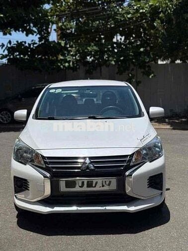 Mitsubishi Mirage 2021 Số sàn 50000 km Trắng