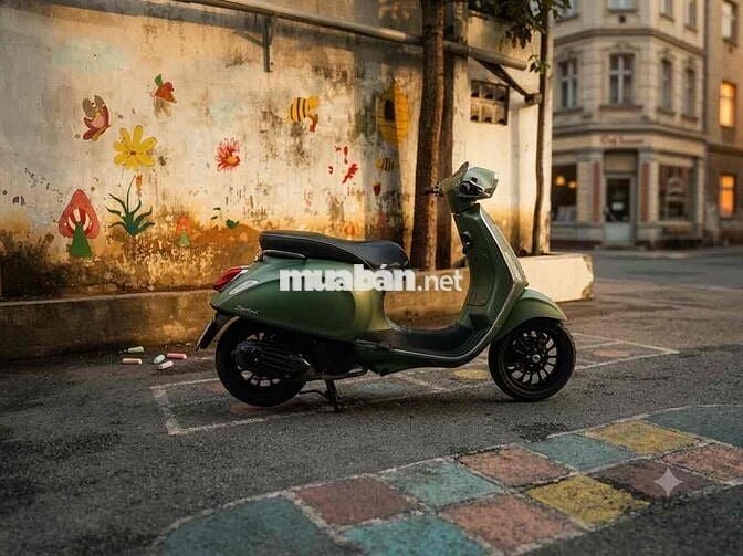 Piaggio Vespa Sprint 125 2018 Xanh rêu nhám