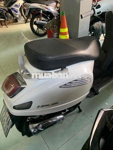 Xe tay ga Halim 50cc Trắng