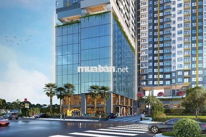 Bán căn hộ mặt tiền QL13 2PN-2WC,55m2,View Landmark81,Giá 2,6tỷ đã VAT