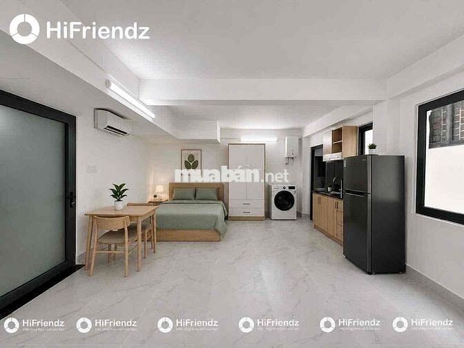 CHO THUÊ CHDV FULL NỘI THẤT BAN CÔNG 40M2 NGAY CHỢ THẠCH ĐÀ