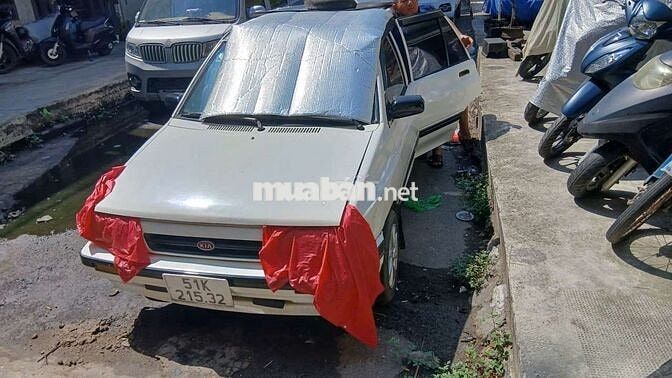 Kia Pride CD-5 2003 Trắng 5 chỗ