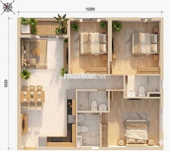 📈CHỈ TỪ 48 TRIỆU/M²–ĐẦU TƯ CĂN 3PN VIEW LANDMARK 81 TRÊN MẶT TIỀN QL13