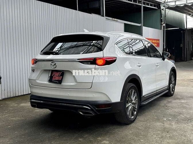 Mazda CX8 2019 Premium 2.5L AWD,2 cầu,màu trắng
