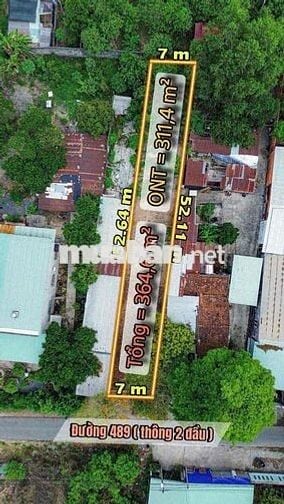 BÁN GẤP LÔ ĐẤT ĐẸP NGAY MTĐ HƯỚNG RA PHẠM VĂN CỘI - CỦ CHI