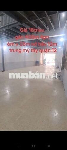 Cho thuê nhà nguyên căn , p.Trung Mỹ Tây quận 12 