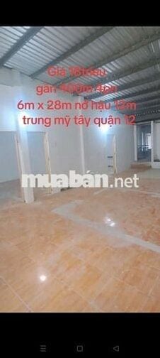 Cho thuê nhà nguyên căn , p.Trung Mỹ Tây quận 12 