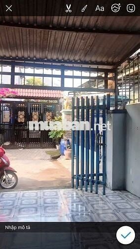 NHÀ NGUYÊN CĂN  Gần CHỢ BÌNH AN LÀNG ĐẠI HỌC THỦ ĐỨC ĐƯỜNG SÂN 6m