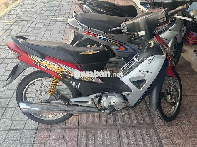 Honda Wave RS Đỏ Bạc Áo xấu