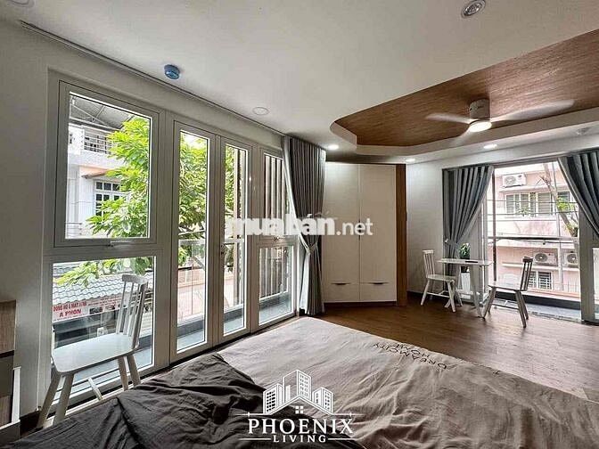 cho thuê studio 2 ban công cực thoáng - ngay văn lang cơ sở 3