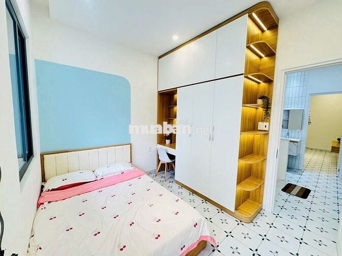 NHÀ MỚI PHAN VĂN TRỊ, 3PN, FULL NỘI THẤT